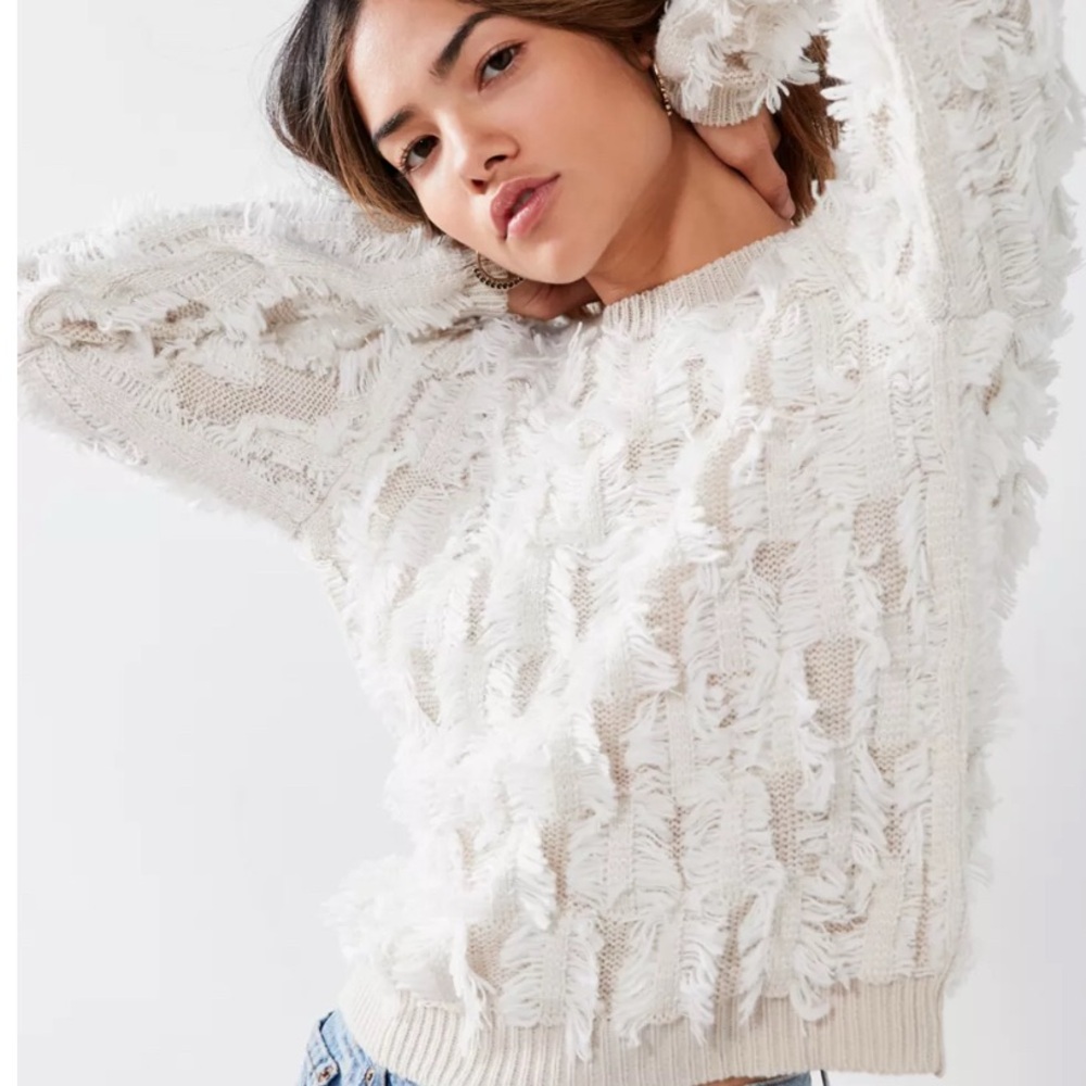 Urban Outfitters Fringe Pullover